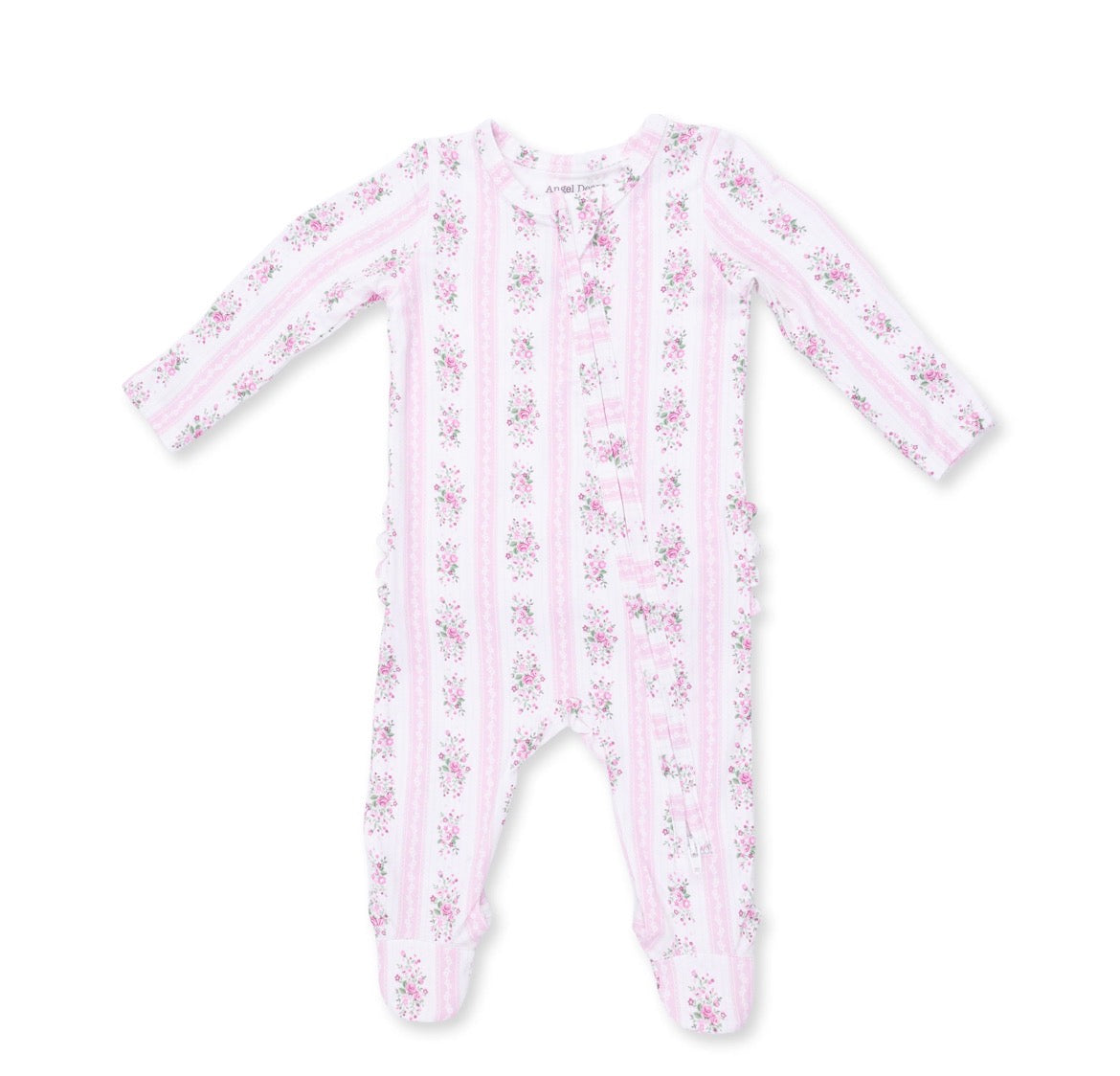 Bella Floral Ruffle Footie