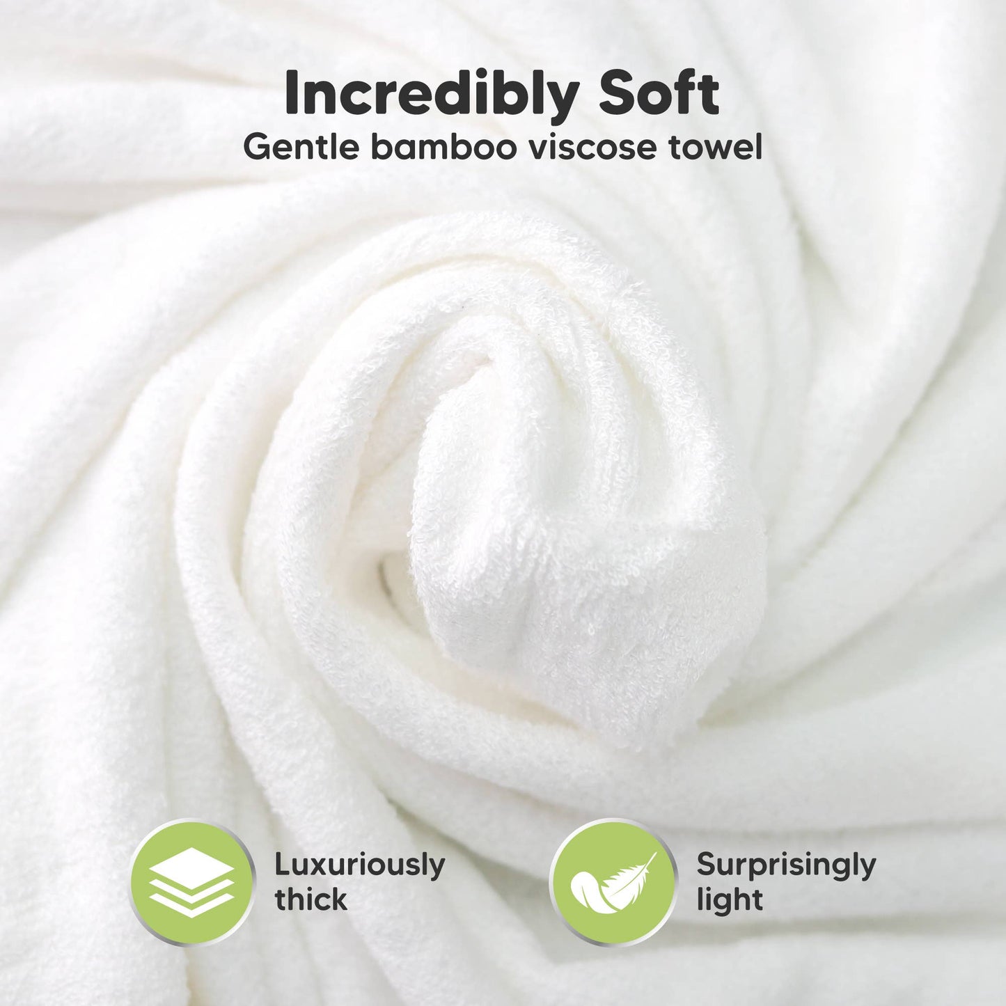 KeaBabies Cuddle Baby Hooded Towel- Bunny