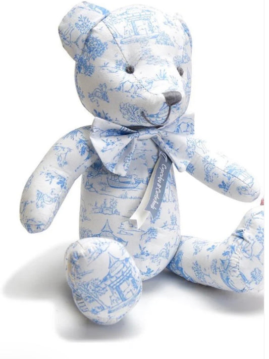 Toile Positionable Bear In Blue
