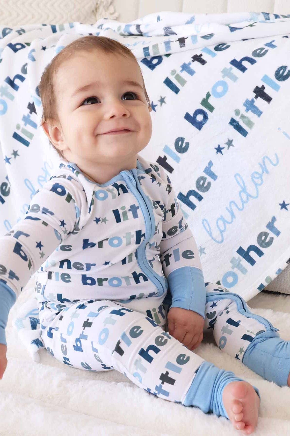 Little Brother Convertible Bamboo Zip Romper