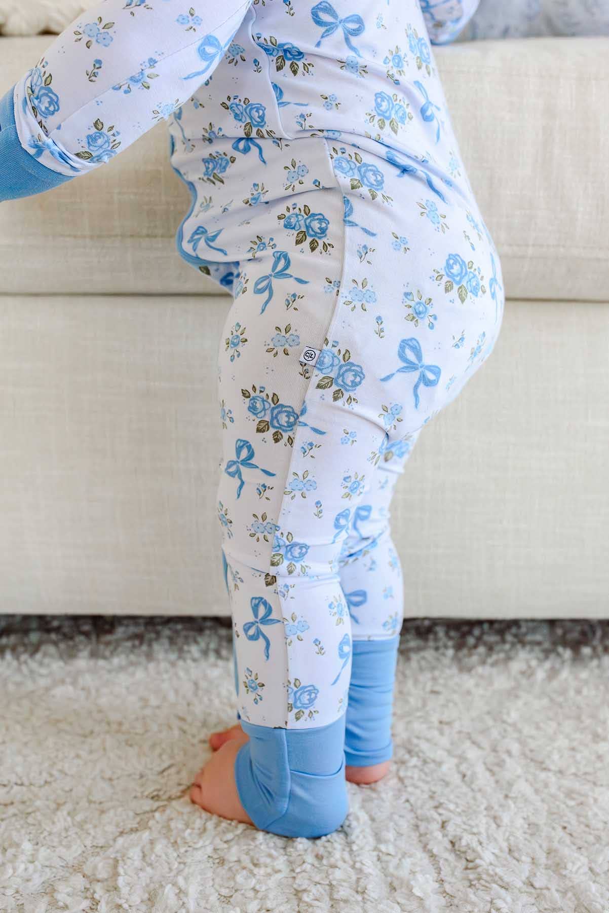 Convertible Bamboo Zip Romper | Tied In Blooms