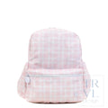 Mini Backpacker In Gingham Pink