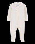 2 Way Zipper Footie Crème
