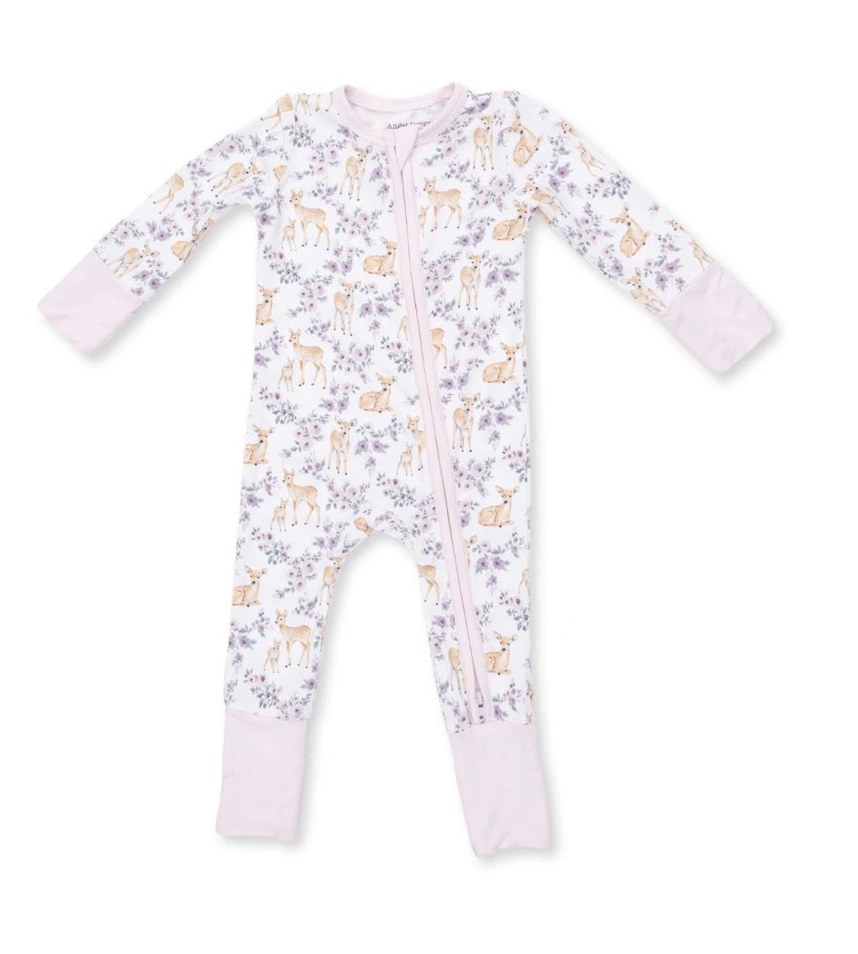 Floral Deer Convertible Romper