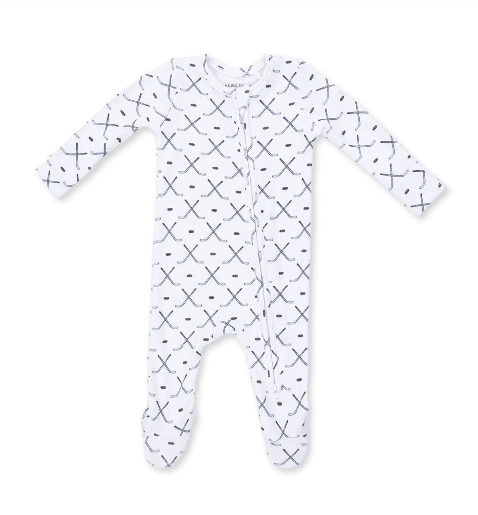 Simple Hockey 2 Way Zipper Footie