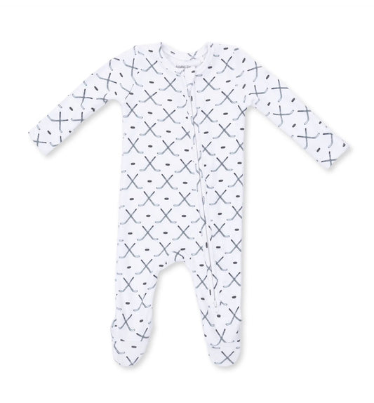 Simple Hockey 2 Way Zipper Footie