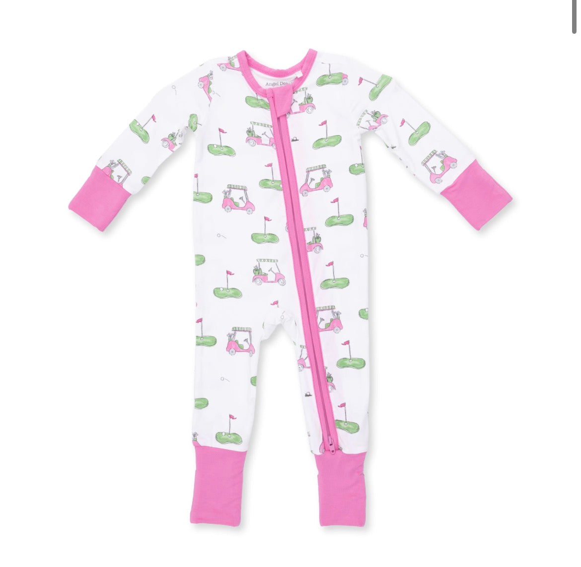 Golf Carts Pink Convertible Romper