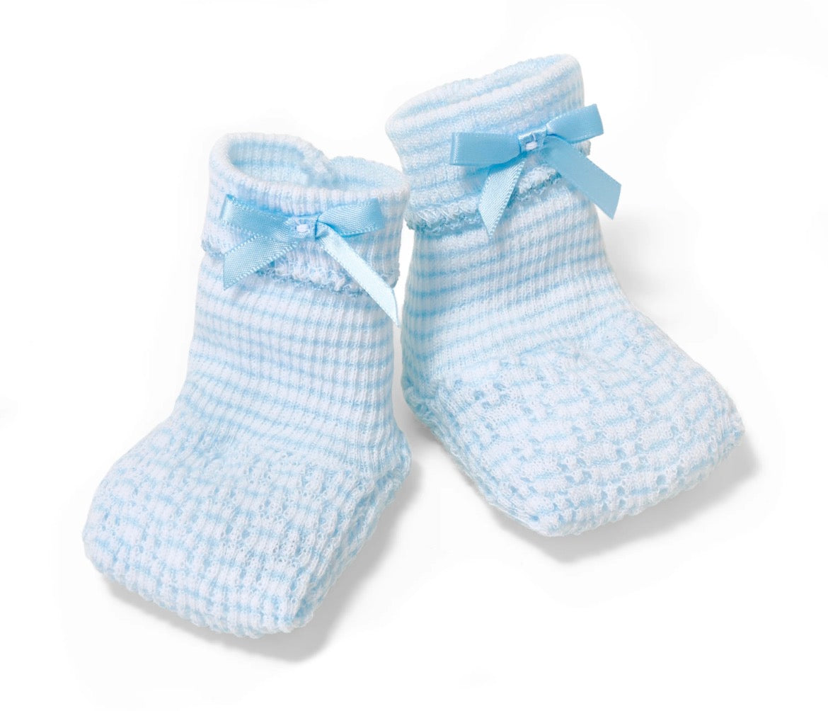 Paty Knit Striped Color Bootie’s