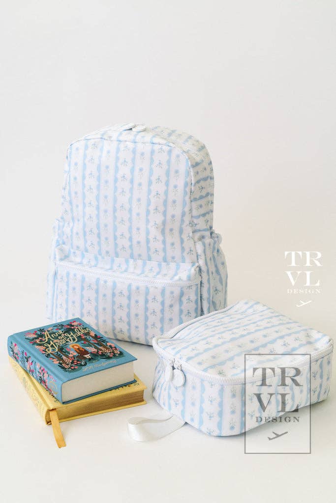 Bring It Lunch Bag - Ribbon Floral Blue