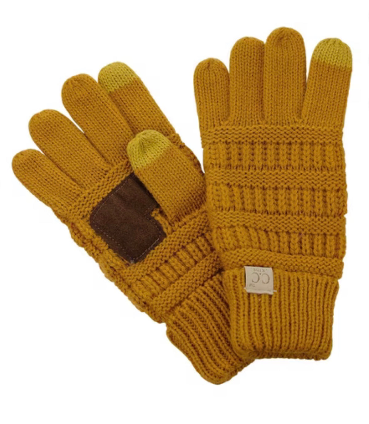 Kids Cable Knit Gloves