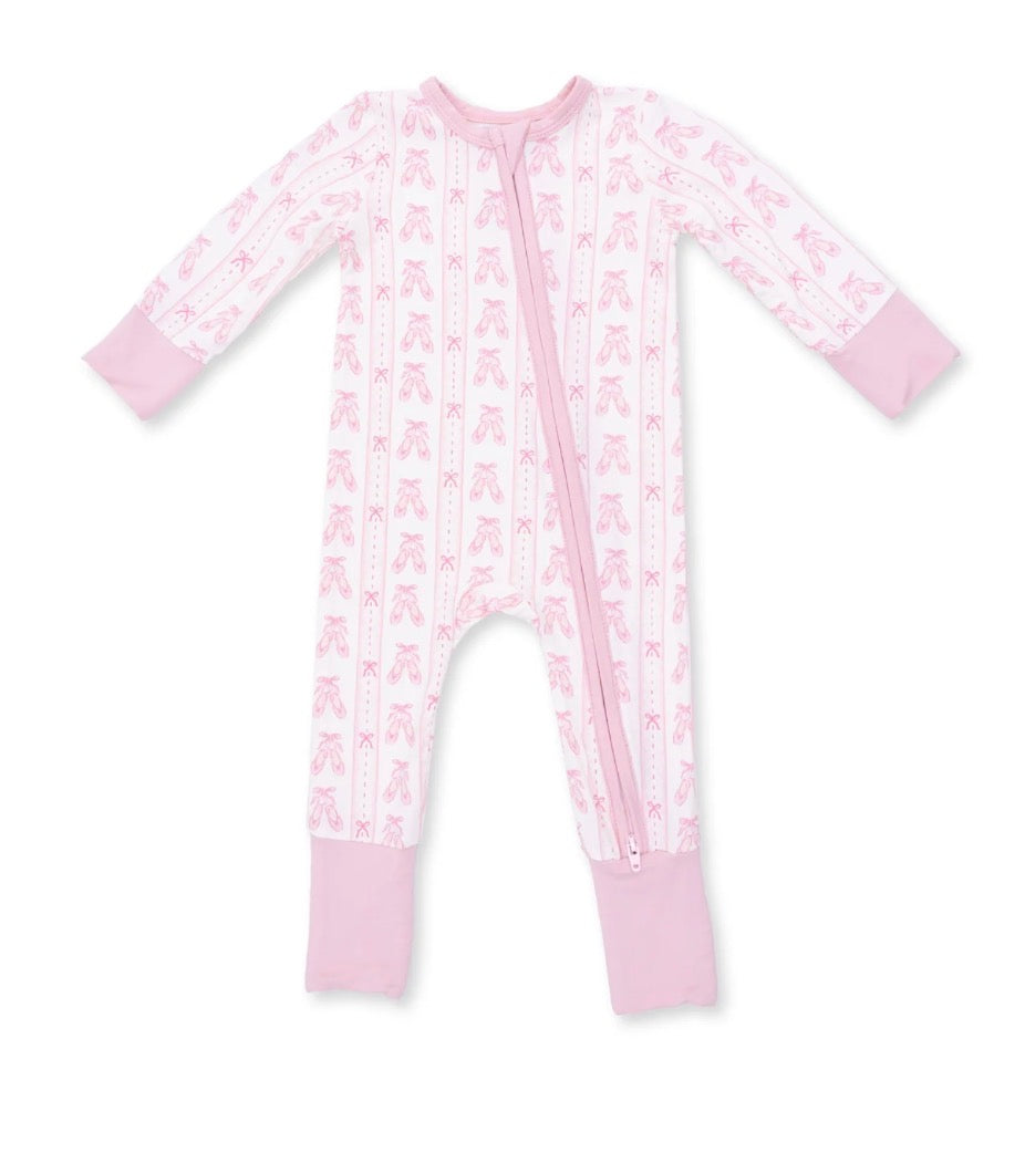 Ballet Shoes Ribbon Stripe Convertible romper