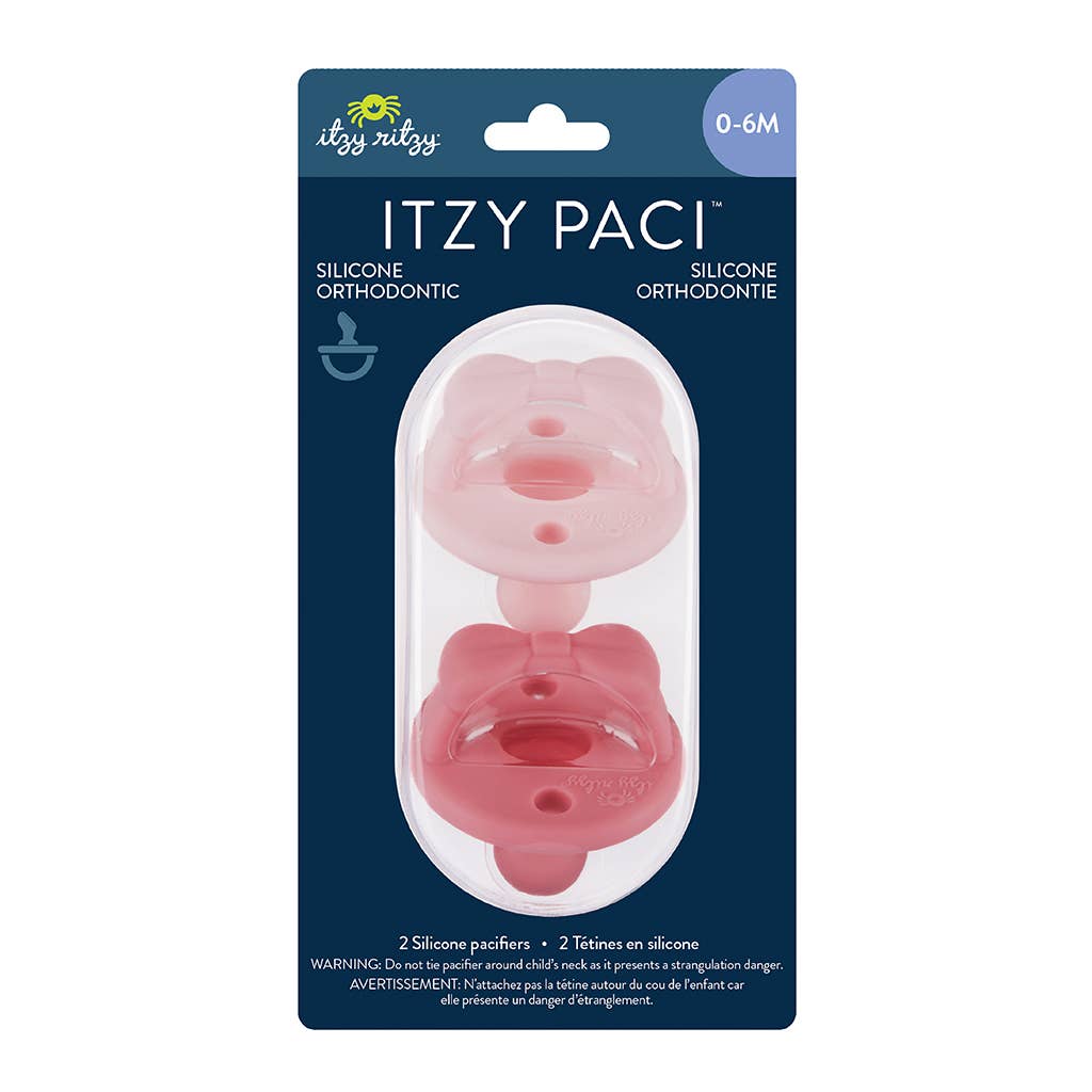 Sweetie Soother™ Orthodontic Pacifier Sets: Pink / 0-6 Months