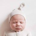 Top Knot Hat - white