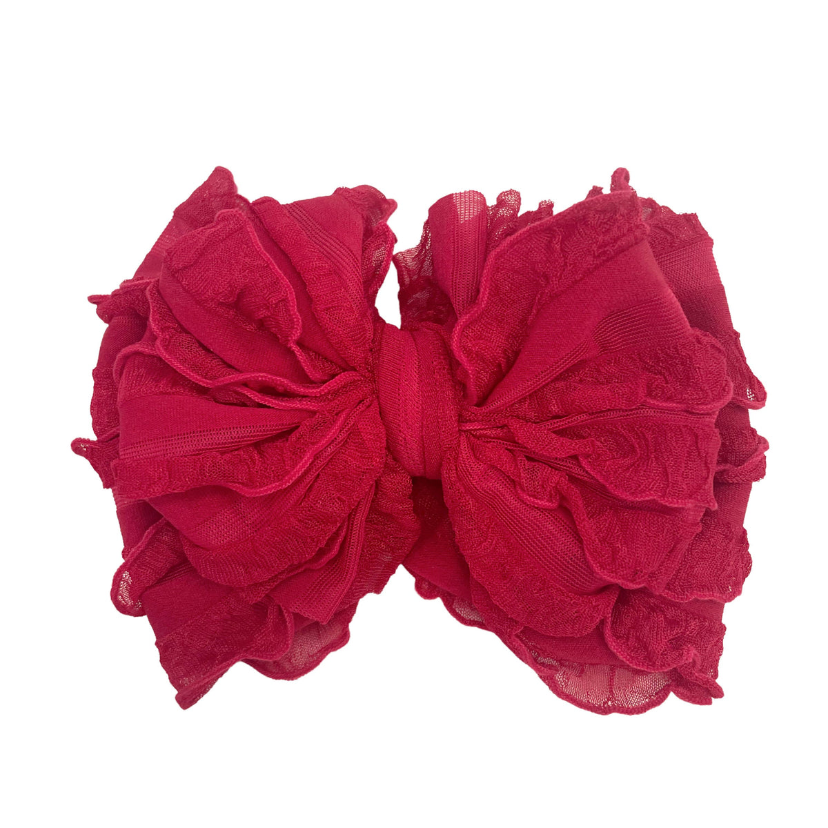 Cranberry | Ruffled Baby Headband