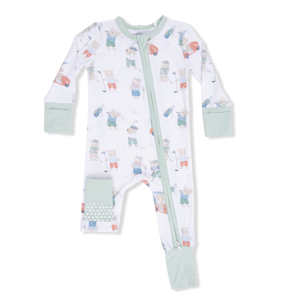 Golfing Teddy Bears - Convertible Romper