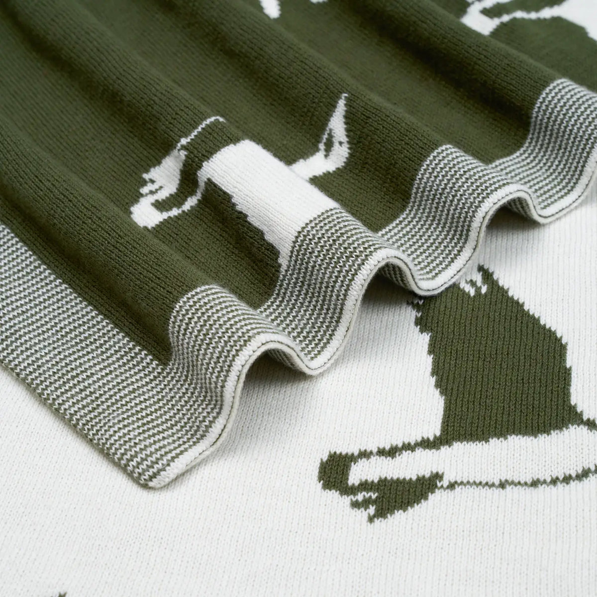 Mallard Duck Jacquard Baby Blanket
