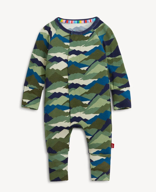 Camo Peak Convertible Magnetic Romper