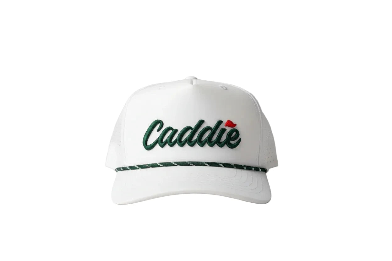 Caddie Performance Rope Hat White/Green