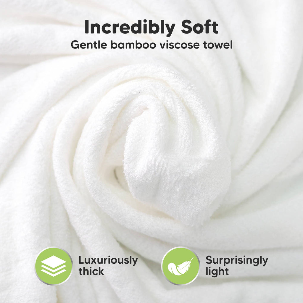 KeaBabies Luxe Baby Hooded Towel