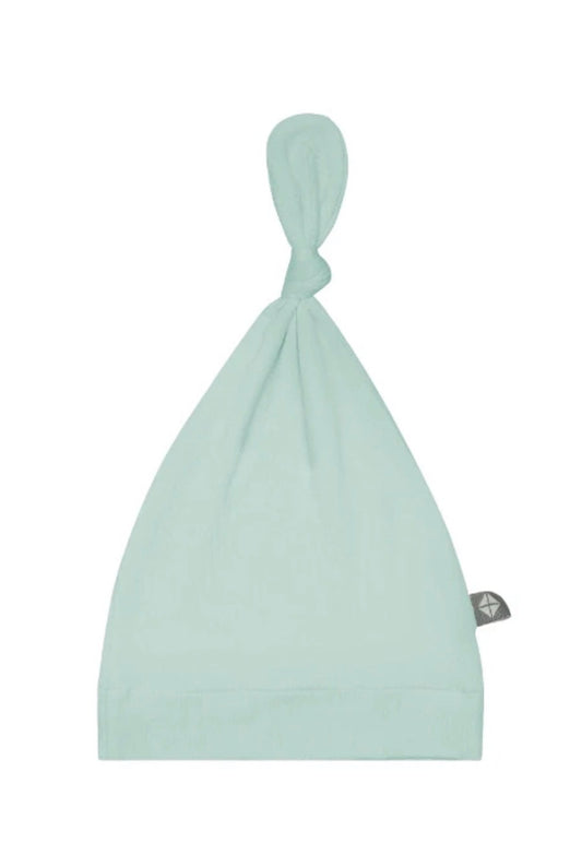 Top Knot Hat - sage green