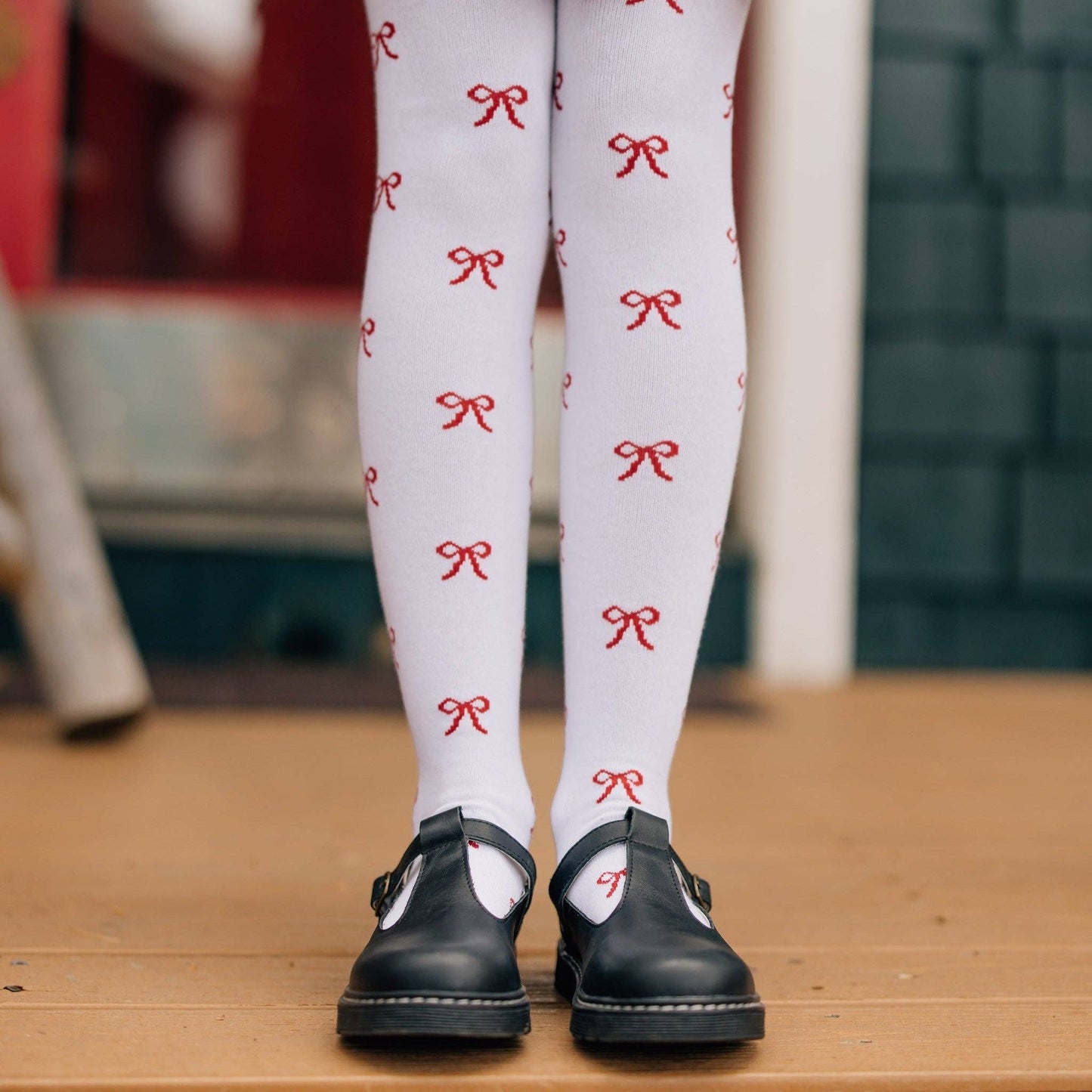 Bow Knit Tights