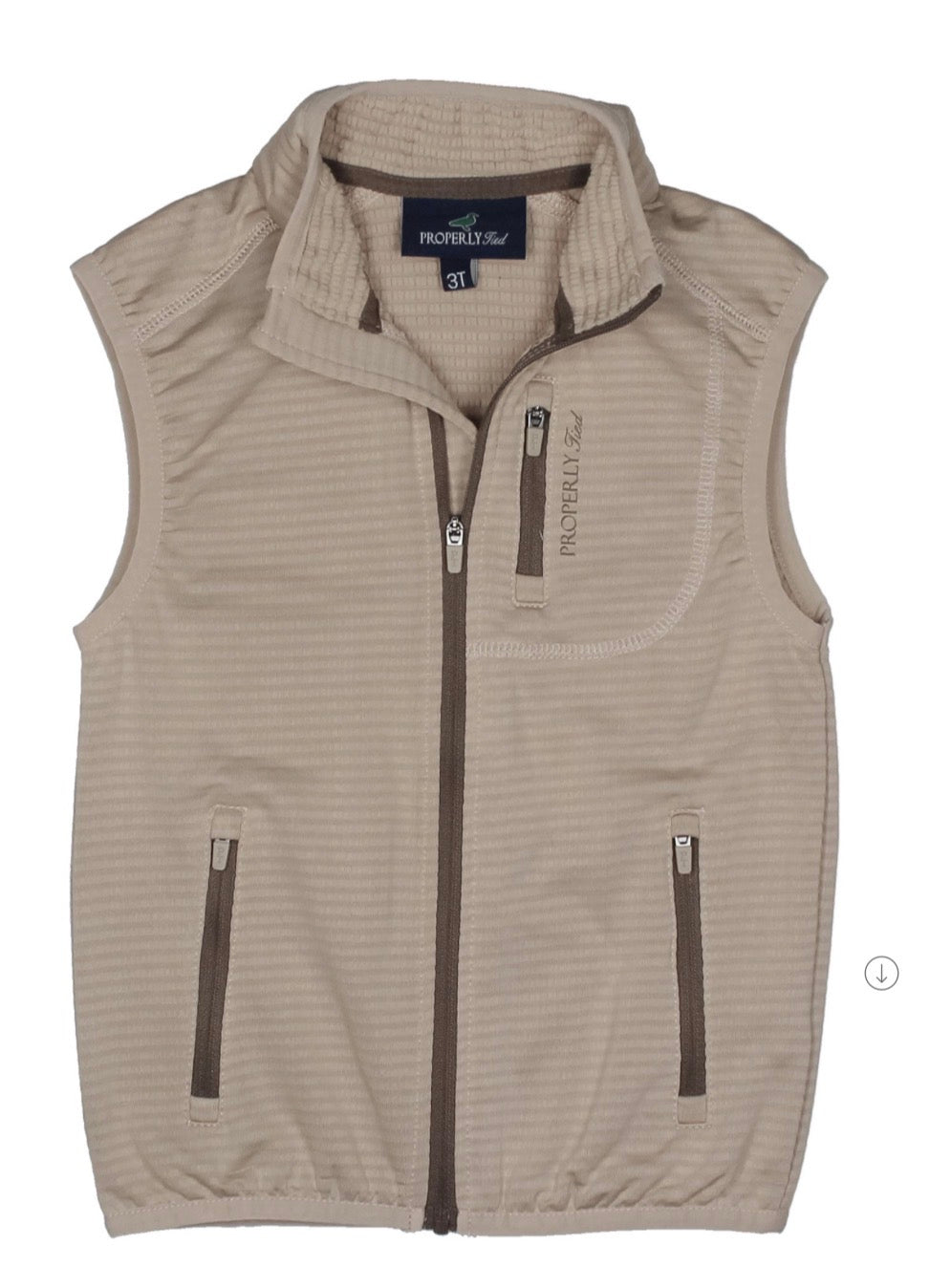 Boys Fairhope Vest Khaki