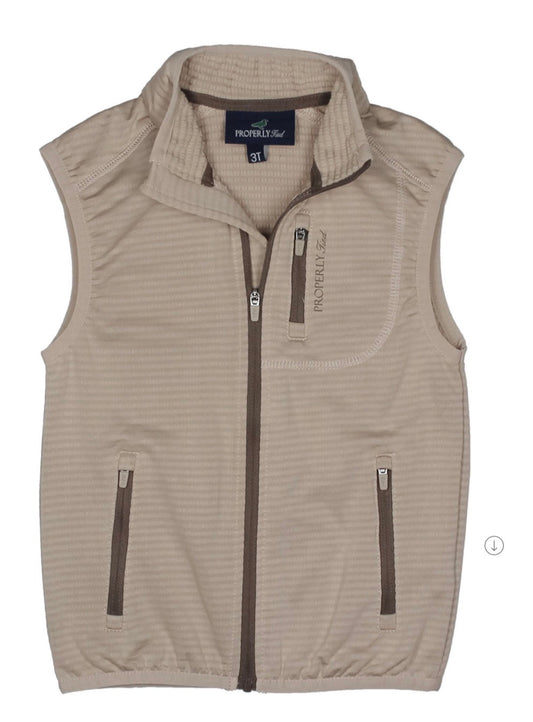 Boys Fairhope Vest Khaki