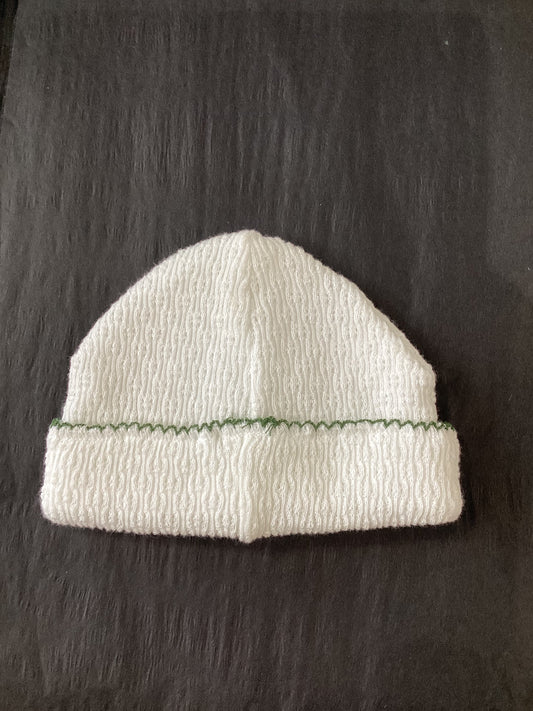 White Hat with Green lining