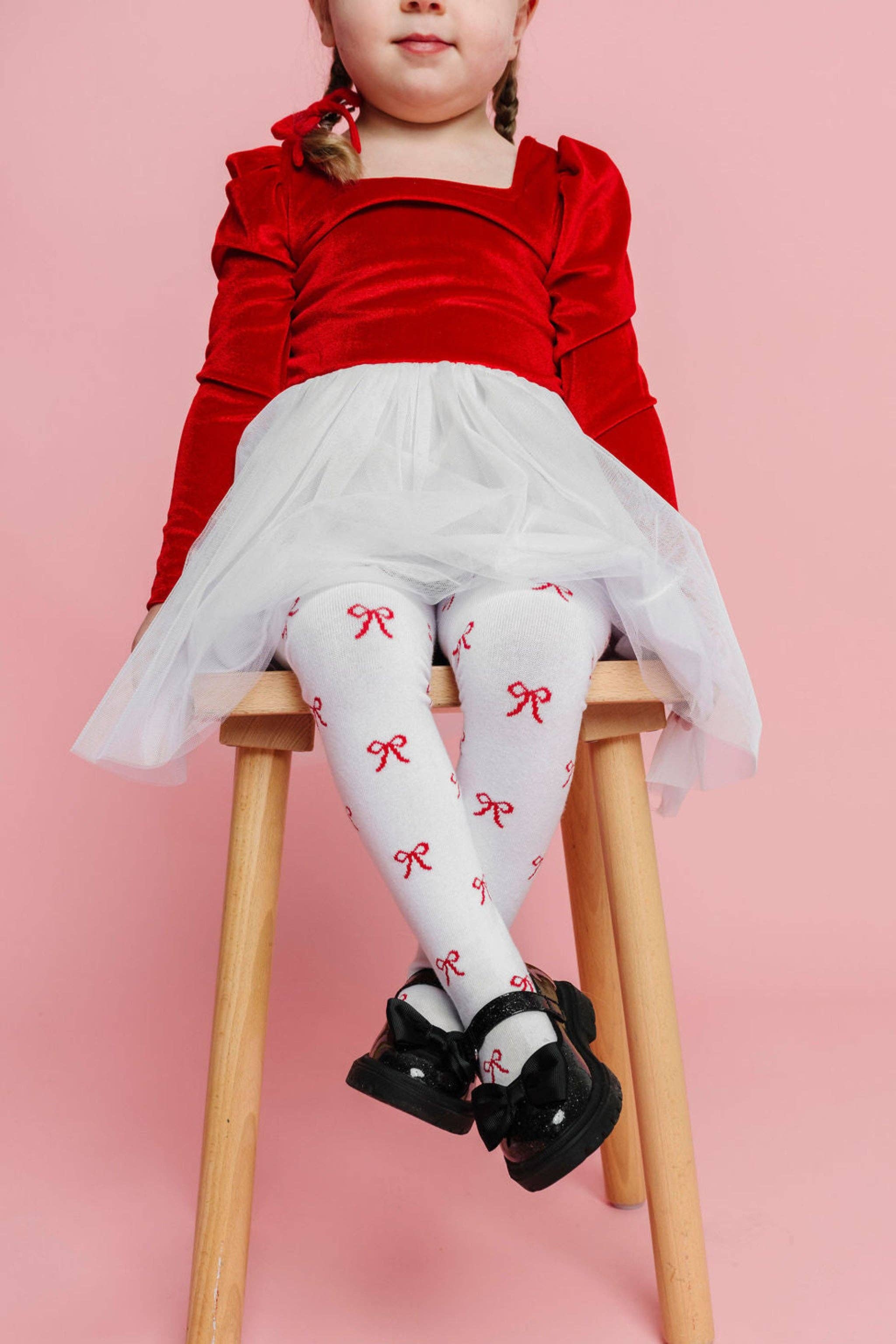 Bow Knit Tights