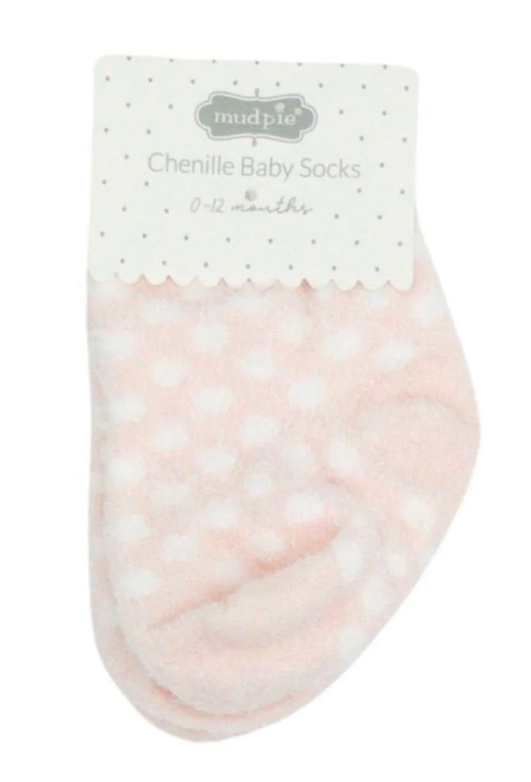 Dot Chenille Socks
