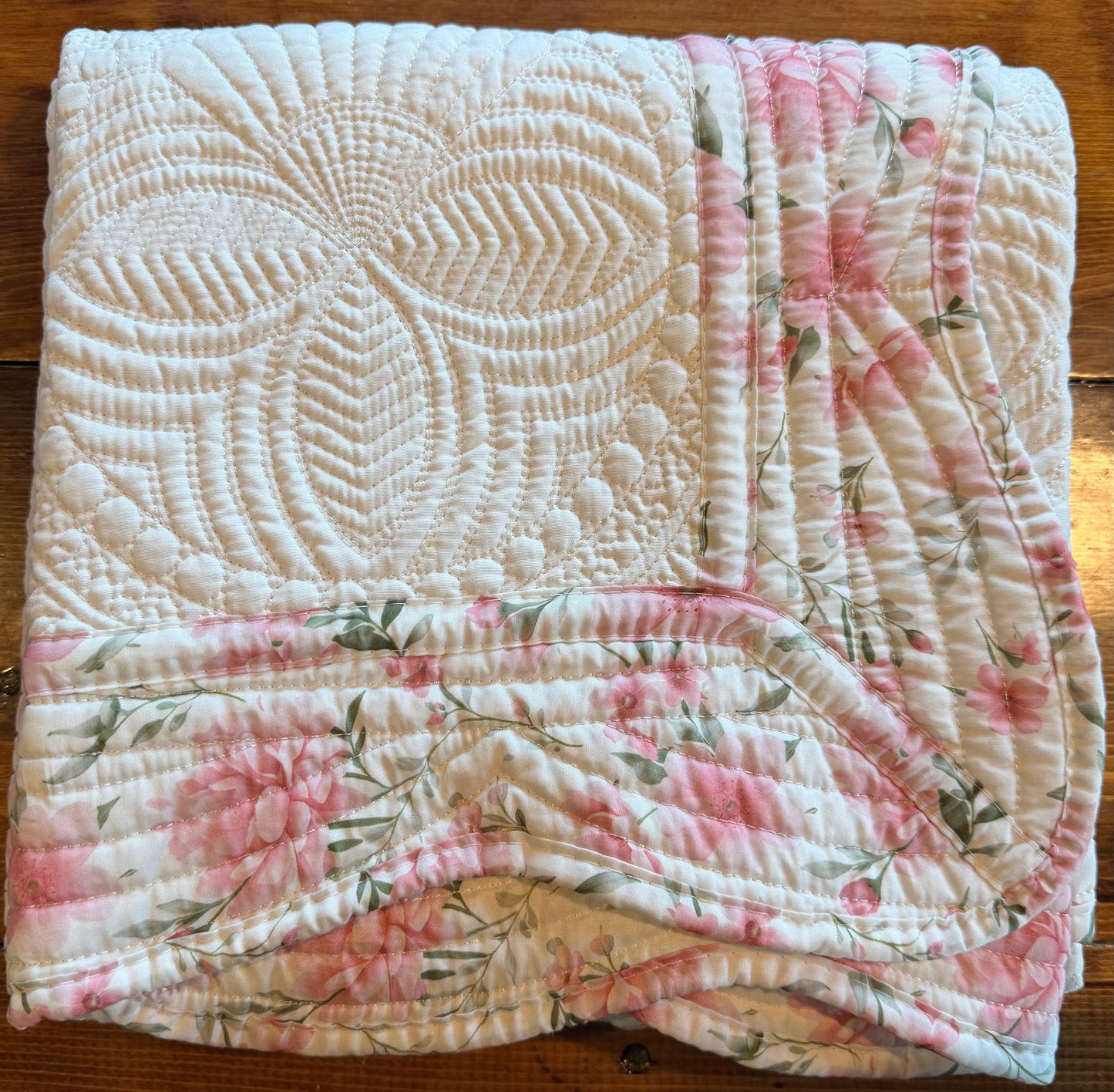 Heirloom Quilt - Baby Quilt Blanket Monogram