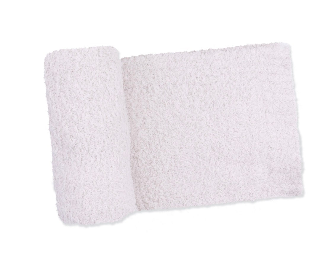Chenille Stroller Blanket Natural