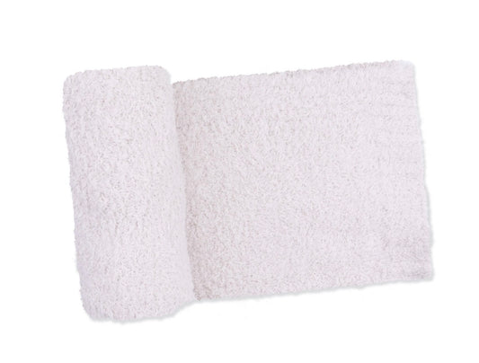 Chenille Stroller Blanket Natural