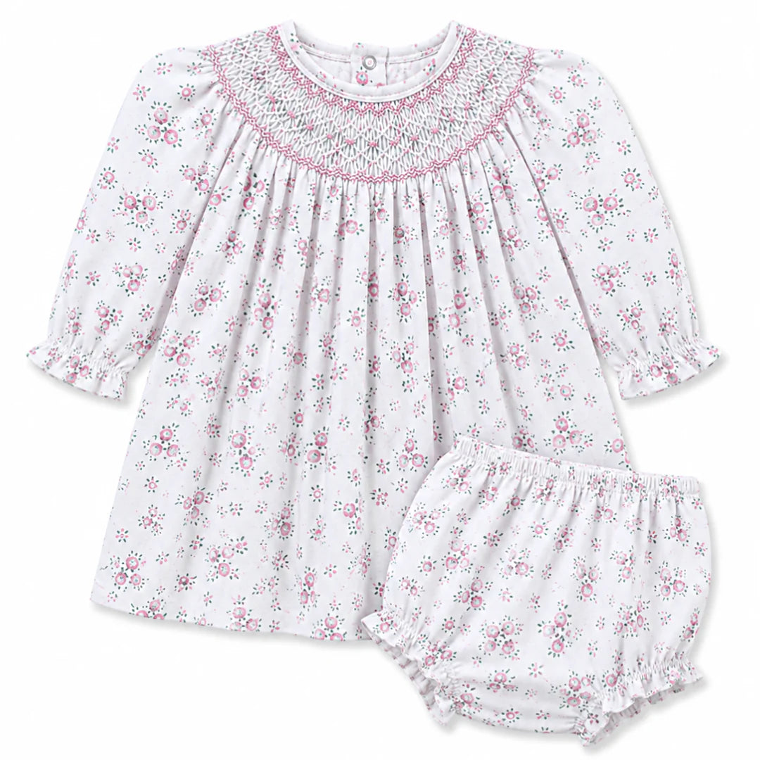 Rose smock bloomer set