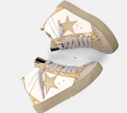 SHU SHOP CHILD AND YOUTH PAULINA SNEAKER- BLUSH SNAKE