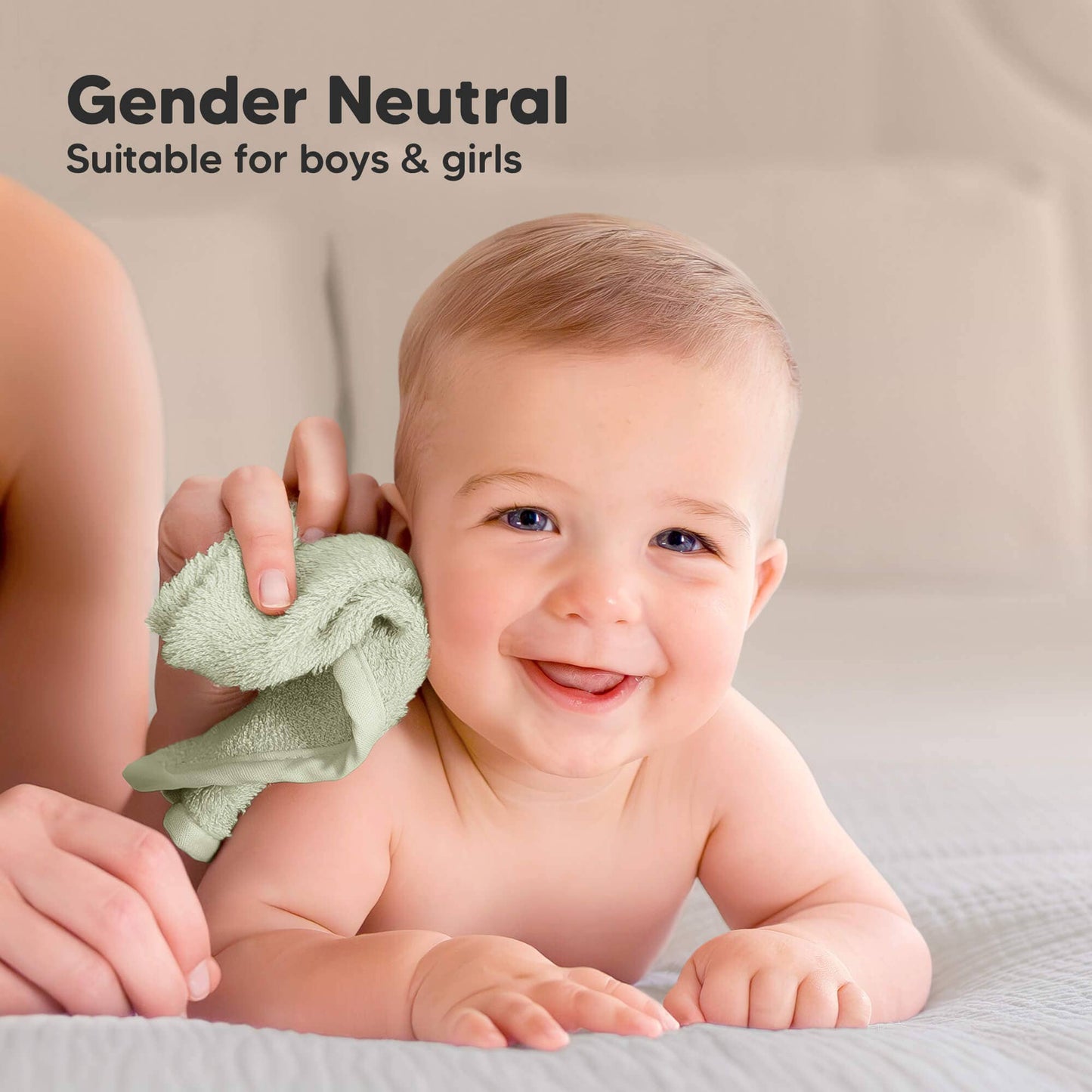 Greens Baby Wash Cloths