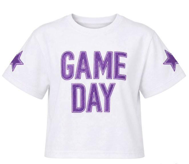 Shimmer “game day” shirt