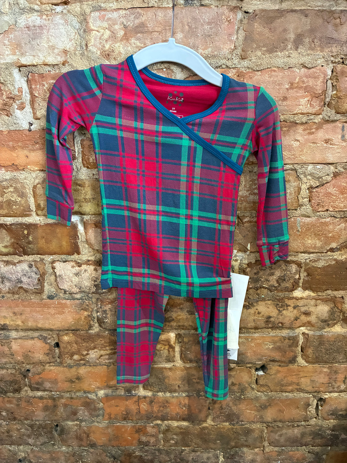 Plaid Pajama Set Girls