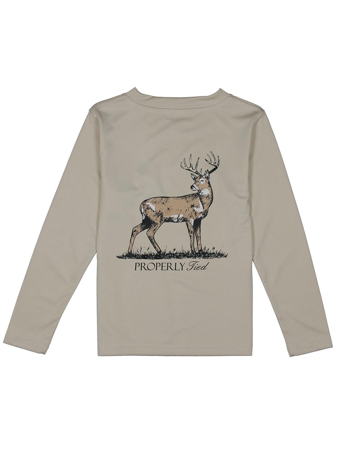 Whitetail Linen Performance Tee