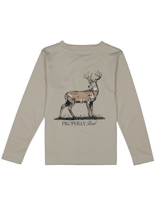 Whitetail Linen Performance Tee