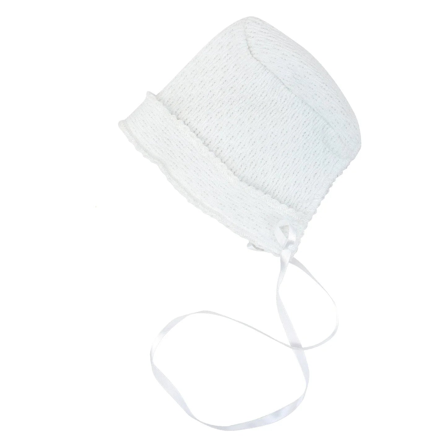 White Bonnet with Bow