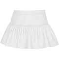 Gathered Skort - White