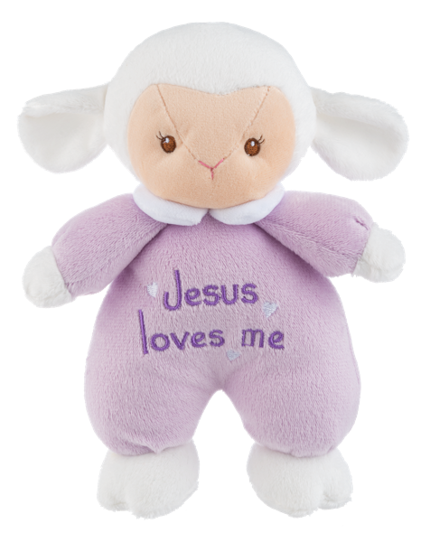 Jesus Loves Me Lamb Doll