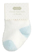 Blue Toe Chenille Socks
