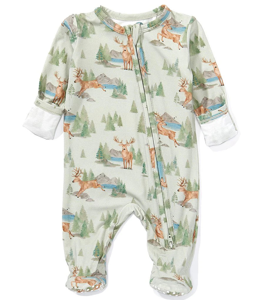 2 Way Zipper Footie Deers