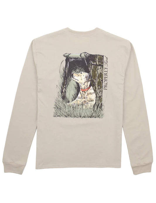 Boys Mossy Oak Lab Linen Long sleeve