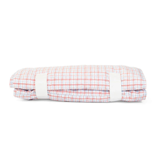 Red and Blue Gingham Nap Mat