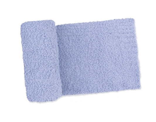 Dusty Blue Chenille Blanket