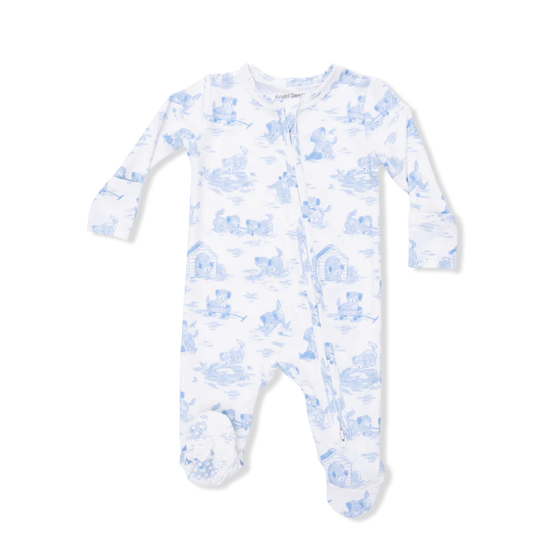 2 Way Zipper Footie Puppy Toil