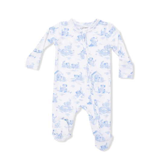 2 Way Zipper Footie Puppy Toil